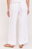 June Linen Pant - White