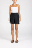 Linen Short - Black & White