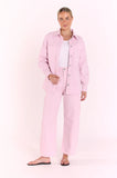 Lola Denim Jacket - Pink