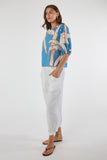 Colette Top - Navy & Sky