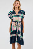 Mayakoba Dress - Navy