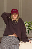 Maddi Knit Top - Chocolate