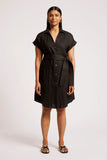 Maris Shirtdress - Black