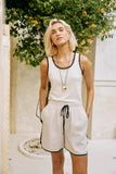 Maris Splice Short - Tusk & Black