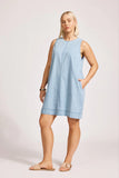 Melenia Denim Tank Dress - Denim & Indigo