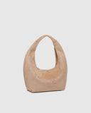 Mini Monaco Suedette Shoulder Bag - Blonde