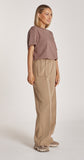 Noah Wide Leg Pant -Camel