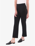 Straight Leg Ponte Pant - Black & Navy