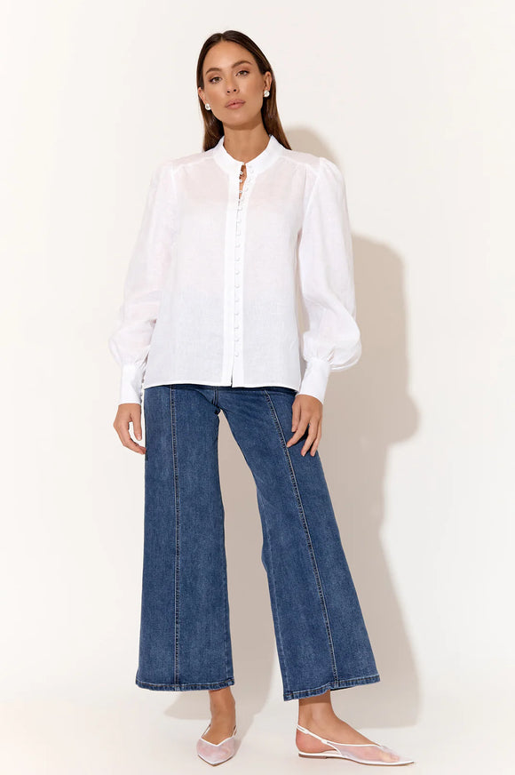 Samantha Linen Shirt - White