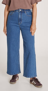 Sarah Cropped Jean - Dark Blue