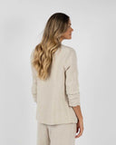 Seville Jacket - Natural & White