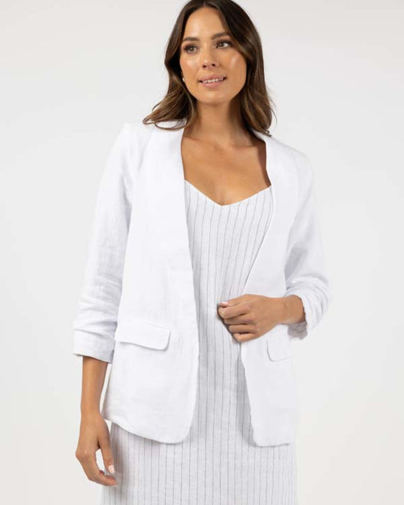 Seville Jacket - Natural & White