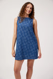 Sicily Heart Denim Dress - Sky & Indigo