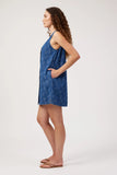 Sicily Heart Denim Dress - Sky & Indigo