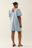 Sofie Denim Dress - Sky & Drift