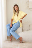 Split Tee - Yellow