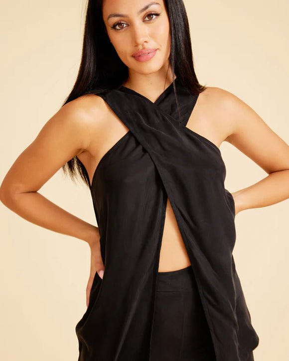 Stella 2 Way Top - Black