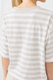 Studio Stripe T-Shirt - Stone