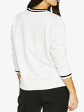 Le Marais Sweat Top - Ivory/Black