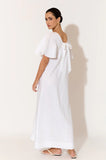 Theo Linen Maxi - White