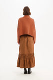 Cowl Neck Button Knit - Amberstone