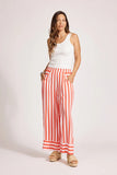 Treville Stripe Pant - Coral