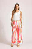 Treville Stripe Pant - Coral