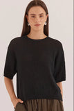 Noni Relaxed Knit - Black