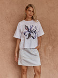 Salore Printed Tee - Peony Print & Lily Print