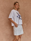 Salore Printed Tee - Peony Print & Lily Print