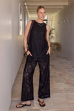 Valerie Lace Pant - Black