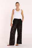 Valerie Lace Pant - Black