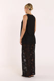 Valerie Lace Pant - Black