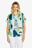 Mariana Blouse - Naxos Print