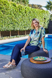 Mariana Blouse - Naxos Print