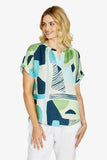 Mariana Blouse - Naxos Print