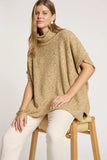 Zarda Poncho - Mocha & Black