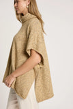Zarda Poncho - Mocha & Black