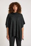 Zarda Poncho - Mocha & Black