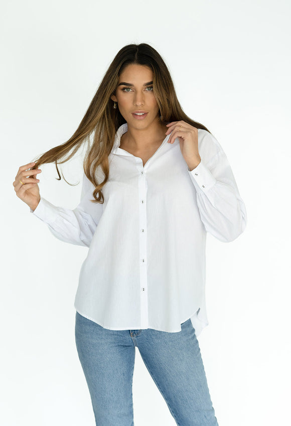 Stephanie Shirt in White